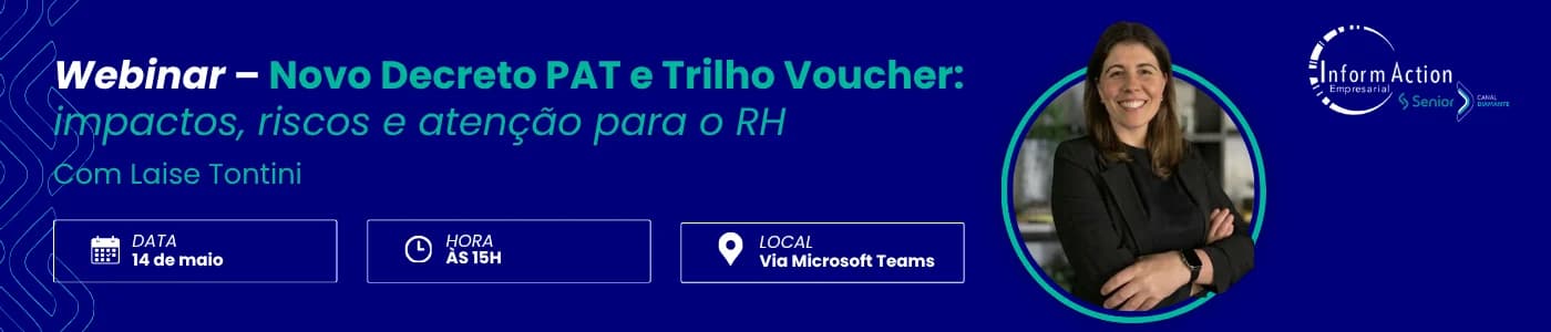 InformAction promove webinar sobre impactos do novo decreto do PAT e o Trilha Voucher 
